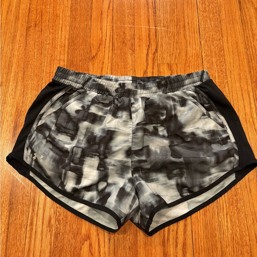 Under Armour Black and Gray Athletic Shorts